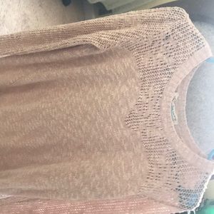 light pink long sleeve shirt